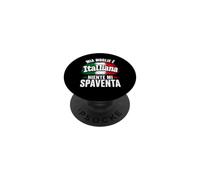 Mia moglie è italiana niente mi spaventa PopSockets PopGrip Adesivo