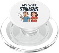 Mia moglie vince ogni argomento PopSockets PopGrip per MagSafe