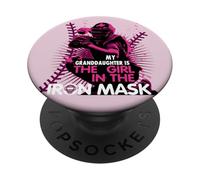Mia nipote è la ragazza con la maschera di ferro Softball PopSockets PopGrip Adesivo