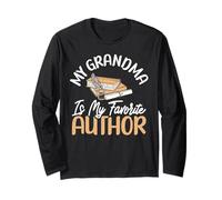 Mia Nonna è la mia autrice Preferita Nonna Writer Maglia a Manica