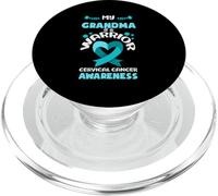 Mia nonna è una consapevolezza del cancro cervicale guerriero PopSockets PopGrip per MagSafe