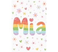 Mia Notebook - Personalized Notebook for Mia, Unique Gift for Her, 6x9 120 Pages
