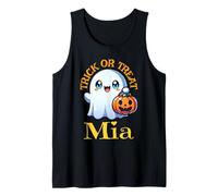 Mia Personalizzato Nome Carino Fantasma Halloween Canotta