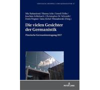Mia Raitaniemi Die vielen Gesichter der Germanistik (Copertina rigida)
