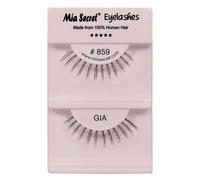 Mia Secret Demi Wispies Oylashes - Natural Style False Ciglia - Long End Wispy Strips - Invisible Clear Band - Riutilizzabile e leggero Human Hair La
