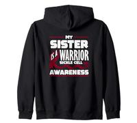 Mia Sorella è Una consapevolezza falciforme guerriera Felpa con Cappuccio