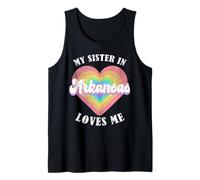 Mia Sorella in Arkansas Mi AMA Heart Retro Groovy USA Canotta