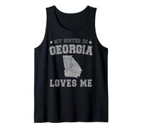 Mia Sorella in Georgia Mi AMA America Vintage Stato Canotta