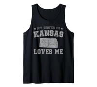 Mia Sorella in Kansas AMA Me America Vintage Stato Canotta