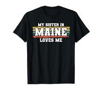 Mia Sorella in Maine AMA Mi retrò Vintage Americano Maglietta