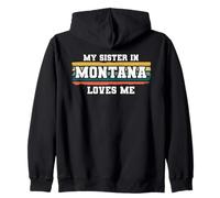 Mia Sorella in Montana AMA Me retrò Vintage Americano Felpa con Cappuccio