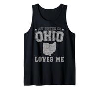 Mia Sorella in Ohio Loves Me America Vintage Stato Canotta