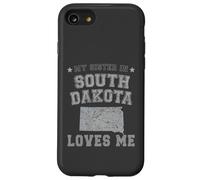 Mia Sorella In South Dakota Loves Me America Vintage Stato Custodia per iPhone SE (2020) / 7/8