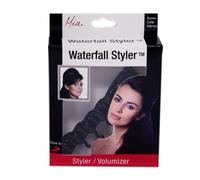 Mia Waterfall Styler + Strumento volumizzante per capelli Bump It Tortoise Brown per donne e ragazze 1 pz.