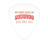 Mia zia dice che sono perfetto proprio come i suoi plettri per chitarra, plettri per chitarra e basso, confezione da 12