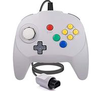 miadore Classic N64 Controller, Retro N64 Wired Remote Joystick Gaming Controller Compatibile con la Console N64 (grigio)