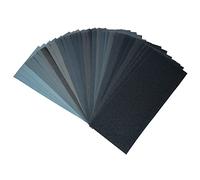 Miady, set di 36 fogli di carta vetrata, grana da 120 a 3000, a umido e a secco per auto, mobili in legno, pietra, vernice, metallo, vetro, 9 x 3,6 pollici