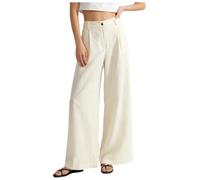 Miaeowve Donna Pantaloni Lunghi da Vestiti Le Vacanze Estive Sciolti Comodi Albicocca M