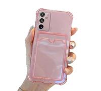 Miagon Custodia Portafoglio per Samsung Galaxy A13 5G,Cover con Tasche Porta Carte Silicon TPU Trasparente Slim Clear Soft Slot per Schede Bumper Antiurto Case