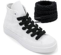 Miaherry Lacci Fluffys - Lacci Pellicciai Spessi per Scarpe, 1 cm di Larghezza x 120 cm di Lunghezza, 1 Coppia