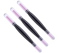 Miaija 3 penne a doppia testa in pietra pomice per nail art in pietra di quarzo per lucidatura cuticole Remover Trimmer Buffer strumenti per manicure per salone di bellezza domestico lima per unghie