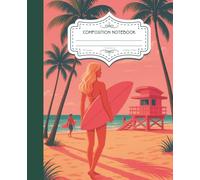 Miami Aesthetic Collage Ruled Notebook | Aesthetic College Ruled Journal with Vaporwave, Retro Beach & Neon Design: Your Creative Space with Tropical ... | Perfect for Journaling, School, or Gift