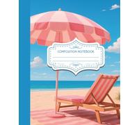 Miami Aesthetic Collage Ruled Notebook | Aesthetic College Ruled Journal with Vaporwave, Retro Beach & Neon Design: Your Creative Space with Tropical ... | Perfect for Journaling, School, or Gift