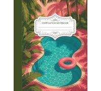 Miami Aesthetic Collage Ruled Notebook | Aesthetic College Ruled Journal with Vaporwave, Retro Beach & Neon Design: Your Creative Space with Tropical ... | Perfect for Journaling, School, or Gift
