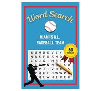 Miami Baseball Word Search Puzzle Book: Word Searches with easy to read print | 6x9 inches | 60 Puzzles, 720 Words, 90 Pages | Gift for Baseball Fans, Vacations, Road Trips, Holidays, & Free Time
