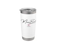 Miami beach Florida Bicchiere termico in acciaio inox doppia parete