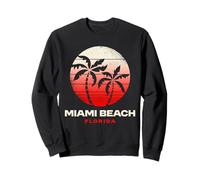 Miami Beach Florida Keys Tramonto Design Miami FL Spiagge Felpa