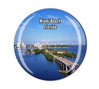 Miami Beach Florida USA - Calamita da frigorifero con souvenir
