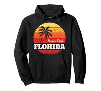 Miami Beach Graphic Tees - Novelty T-Shirts & Cool Designs Felpa con Cappuccio