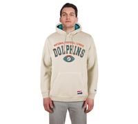 Miami Dolphins Felpa con Cappuccio Unisex NFL 3rd Down Classic Stone Official Team Color Felpa con Cappuccio