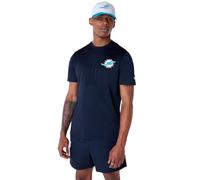 MIAMI DOLPHINS New Era NFL Essentials - Maglietta Blu Navy