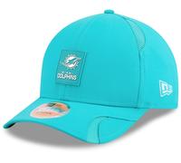 Miami Dolphins NFL Sideline 2025 New Era 9Forty M-Crown Aqua Blue Team Cap