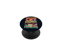 Miami Florida Magic City Vibes Illustration Graphic PopSockets PopGrip Adesivo