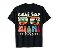 Miami Girls Trip 2026 Summer Weekend Vacation Matching Maglietta