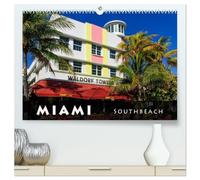 Miami South Beach (hochwertiger Premium Wandkalender 2026 DIN A2 quer), Kunstdruck in Hochglanz: South Beach - d e r Art Déco District in Miami