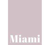 Miami: The Blush Guest Book - Miami Edition | Matte Blush Hardcover | 375 Lined Pages
