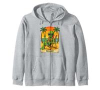 Miami Vacation Alien Funny Summer Travel Beach Felpa con Cappuccio