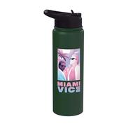 Miami Vice Airbrush Duo Sunset Stainless Steel Insulated Water Bottle