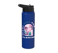Miami Vice Airbrush Florida Stainless Steel Insulated Water Bottle
