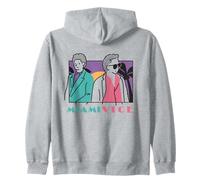 Miami Vice Coastal Duo Retro Felpa con Cappuccio
