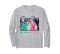 Miami Vice Coastal Duo Retro Maglia a Manica