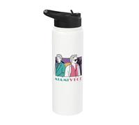 Miami Vice Coastal Duo Retro Stainless Steel Insulated Water Bottle