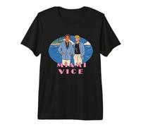 Miami Vice Coastal Retro Duo Maglietta Premium