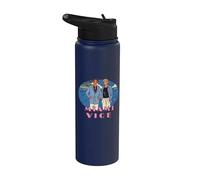 Miami Vice Coastal Retro Duo Stainless Steel Insulated Water Bottle
