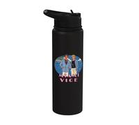 Miami Vice Coastal Retro Duo Stainless Steel Insulated Water Bottle