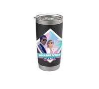 Miami Vice Let’s Hit It Airbrush Diamond Bicchiere termico in acciaio inox doppia parete